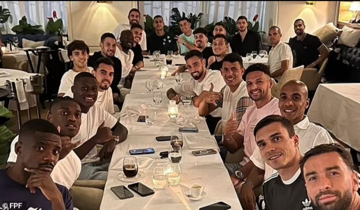 Cristiano Ronaldo takes Portugal team-mates out for dinner and foots the bill